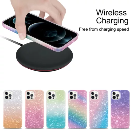 iPhone 13 Pro Max TPU tok színes mintával Alphajack (P4) sárga-rózsaszín