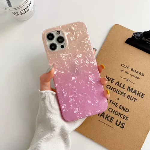 iPhone 13 Pro Max TPU tok színes mintával Alphajack (P4) sárga-rózsaszín