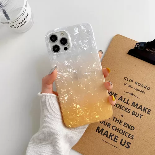 iPhone 13 Pro Max TPU tok színes mintával Alphajack (P6) narancssárga