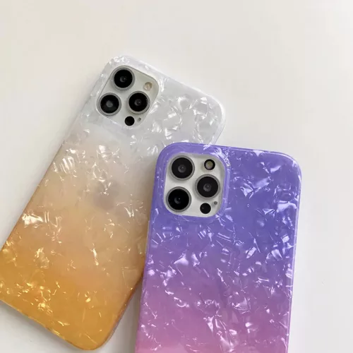 iPhone 13 Pro Max TPU tok színes mintával Alphajack (P6) narancssárga