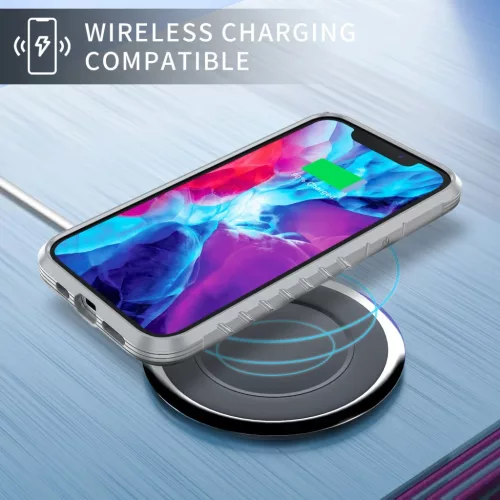 iPhone 13 Pro Max átlátszó TPU Shield tok alumínium kerettel rose gold ütésálló, anti shock