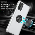 Samsung Galaxy A03s TPU tok kihajtható mágneses támasszal ezüst Alphajack