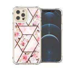   iPhone 13 Pro Max TPU szilikon tok geometriai mintával Alphajack (EPOXY-1)