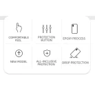 iPhone 13 Pro Max TPU szilikon tok geometriai mintával Alphajack (EPOXY-1)