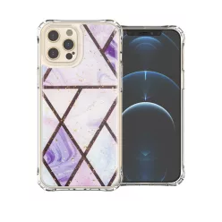   iPhone 13 Pro Max TPU szilikon tok geometriai mintával Alphajack (EPOXY-3)