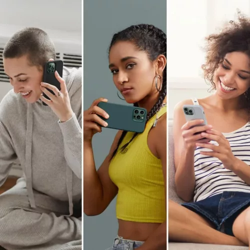 iPhone 13 Pro Max Fekete ESR Cloud Soft tok