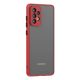 Samsung Galaxy A03s Smoke matt TPU tok piros kerettel Alphajack