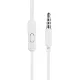 HOCO Natural Sound Vezetékes 3.5mm jack fülhallgató fehér