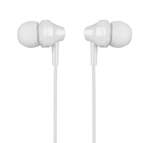 HOCO Natural Sound Vezetékes 3.5mm jack fülhallgató fehér