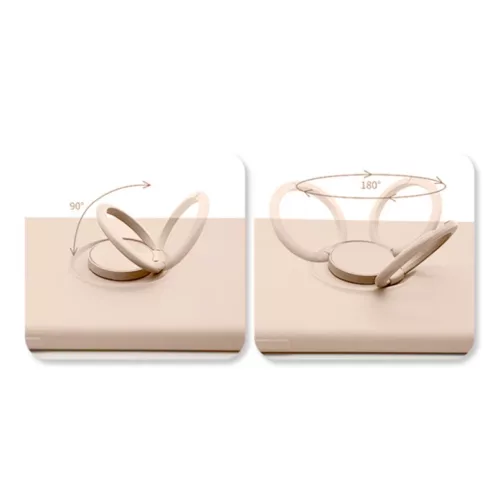 iPhone 13 Pro Max Vennus szilikon tok hátlapi gyűrűvel kék