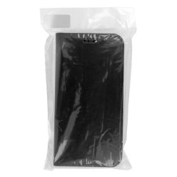   iPhone 12 Pro Max Magnet Elite Mágneses környezetbarát bőr fliptok fekete