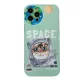 iPhone 13 Pro Max Cartoon Space TPU tok égkék Alphajack
