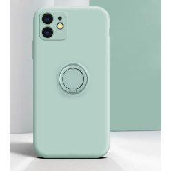   Xiaomi Redmi Note 11 5G Vennus szilikon tok hátlapi gyűrűvel menta