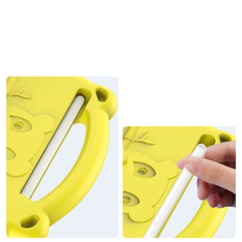 Apple iPad mini 6 2021 Dux Ducis Panda Szilikon tok gyerekeknek sárga