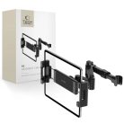 Autós tablet és telefontartó, fejtámlára rögzíthető fekete Tech-Protect állítható hossz