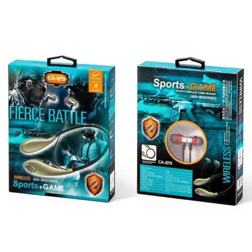 GJBY Vezeték nélküli Sport bluetooth fülhallgató piros (CA-129)