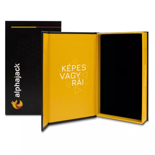 iPhone 13 Pro Max átlátszó TPU tok Color Crystal mintával Alphajack