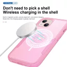 iPhone 13 Pro Max 3 az 1-ben ütésálló MagSafe-kompatibilis mágneses tok rózsaszín Alphajack