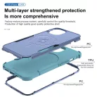 iPhone 13 Pro Max 3 az 1-ben ütésálló MagSafe-kompatibilis mágneses tok rózsaszín Alphajack