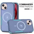 iPhone 13 Pro Max 3 az 1-ben ütésálló MagSafe-kompatibilis mágneses tok rózsaszín Alphajack