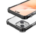 iPhone 14 átlátszó TPU tok fekete kerettel Alphajack