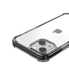 iPhone 14 átlátszó TPU tok fekete kerettel Alphajack