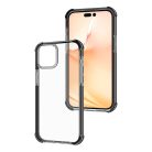 iPhone 14 átlátszó TPU tok fekete kerettel Alphajack
