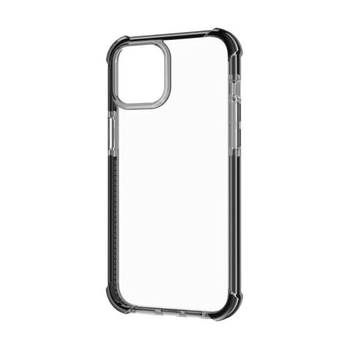 iPhone 14 átlátszó TPU tok fekete kerettel Alphajack