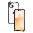 iPhone 14 átlátszó TPU tok fekete kerettel Alphajack