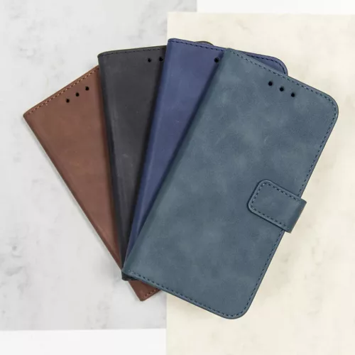 Xiaomi 12 5G/12X 5G Smart Velvet Mágneses fliptok sötétkék
