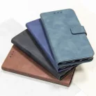 Xiaomi 12 5G/12X 5G Smart Velvet Mágneses fliptok sötétkék