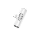 Borofone audio adapter BV7 Lightning - Lightning + 3.5 mm jack fehér