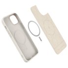 iPhone 14 Spigen Cyrill Kajuk MagSafe-kompatibilis bőrtok krémszínű (ACS05092)
