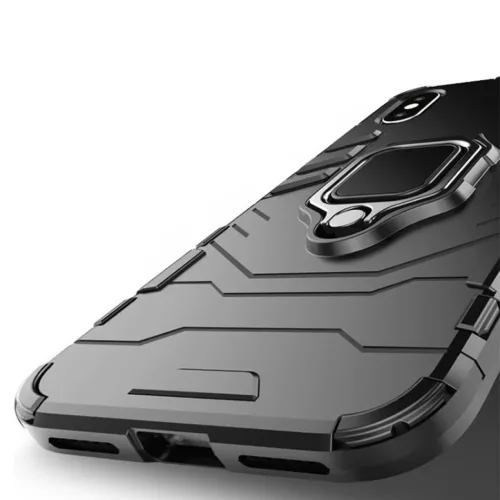 iPhone 14 Pro Max Ring Armor tok kihajtható támasszal fekete