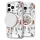 iPhone 14 Pro Max MagSafe kompatibilis tok virágmintával TPU+PC IMD01 Alphajack