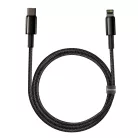 Baseus USB Type-C - Lightning kábel PD 20W 1m fekete (CATLWJ-01)