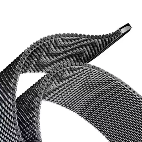 Apple Watch 7/8 45mm rozsdamentes acél mágneses óraszíj piros