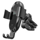 HOCO CA105 mágneses autós telefontartó vezeték nélküli töltéssel fekete