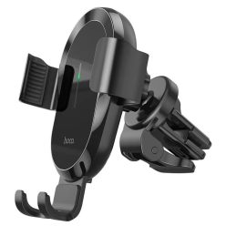   HOCO CA105 mágneses autós telefontartó vezeték nélküli töltéssel fekete