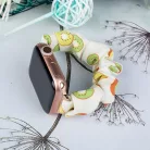 Apple Watch 2/3/4/5/6/7/8/9/SE (38/40/41mm) Fabric gumis óraszíj kivi