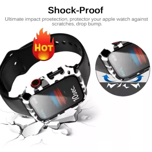 Apple Watch 40mm tok mintával + üvegfólia