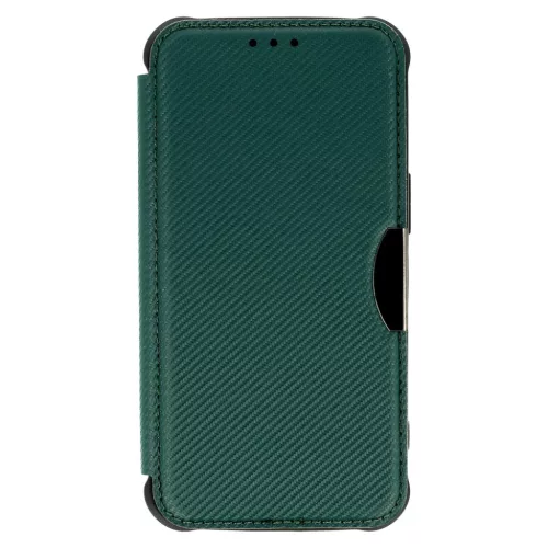 iPhone 13 Pro Max RAZOR fliptok sötétzöld ütésálló