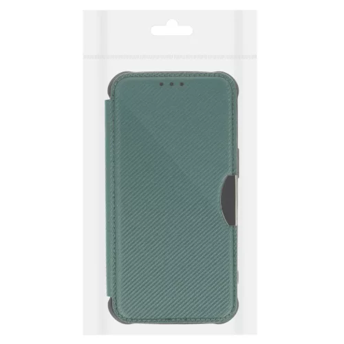 iPhone 14 Pro Max RAZOR fliptok sötétzöld ütésálló