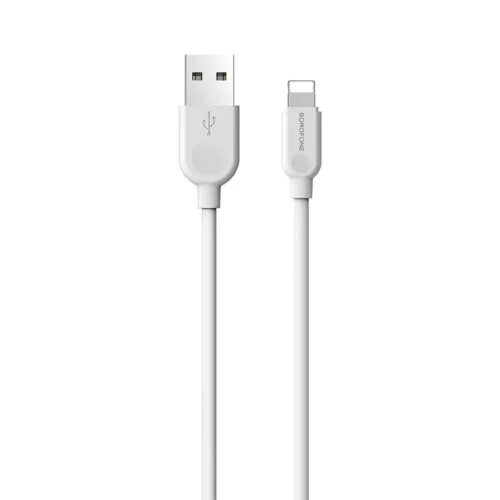 Borofone BX14 Linkjet USB - Lightning kábel 2.4A 2m fehér