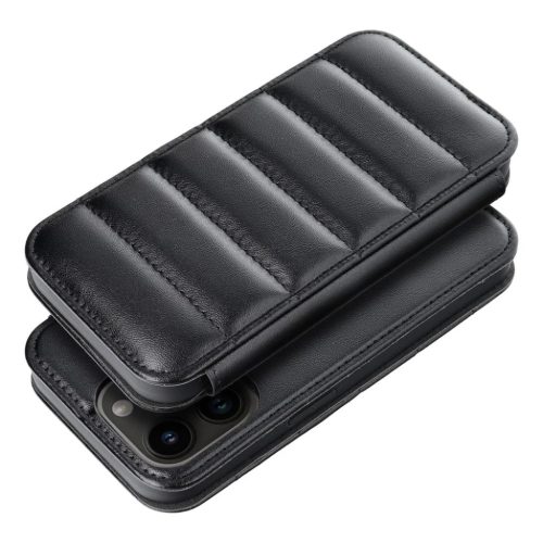 iPhone 14 Plus Puffer fliptok fekete