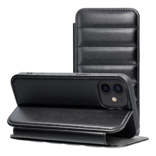 iPhone 14 Plus Puffer fliptok fekete