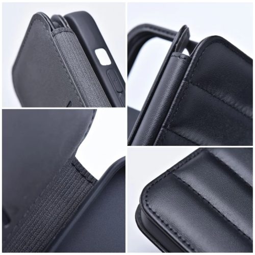 iPhone 14 Plus Puffer fliptok fekete