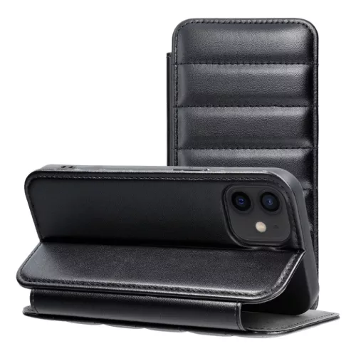 iPhone 14 Pro Max Puffer fliptok fekete