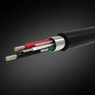 Ugreen USB (aljzat) - micro USB (csatlakozóvég) OTG kábel adapter 12cm USB 2.0 480Mbps fekete (US133 10396)