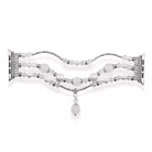 Apple Watch 38/40/41mm Karkötős óraszíj design 4 fehér